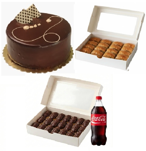 1 Litre Kola İle Tamamlanmış Menü Tunceli pasta