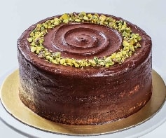 4 kişilik Klasik çikolatalı fıstıklı yaş pasta fiyatları Tunceli pasta