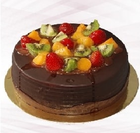 6-9 Kişilik Zengin Tatlı Karışık Meyveli Çikolatalı Keyfi Tunceli pasta