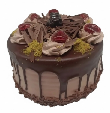 Bol Soslu Tatlı Kutlama 6-9 Kişilik Çikolatalı Pasta Tunceli pasta