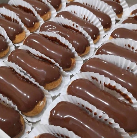 Geleneksel Tariflerle 1 Kg Çikolatalı Ekler Tunceli pasta