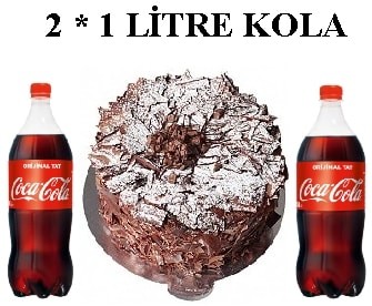 Parça Çikolata Şöleni: 6-9 Kişilik Pasta ve 2 Lt Cola Tunceli pasta