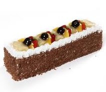 Sıcak Servis Tavsiyeli 4-6 Kişilik Karışık Meyveli Baton Yaş Pasta Tunceli pasta