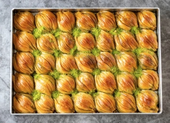 Taze Fırınlanmış 2500 Gr Midye Baklava Tunceli pasta
